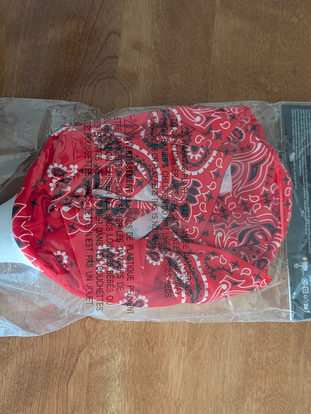 Supreme Red bandana Ghostface Mask (scream mask)